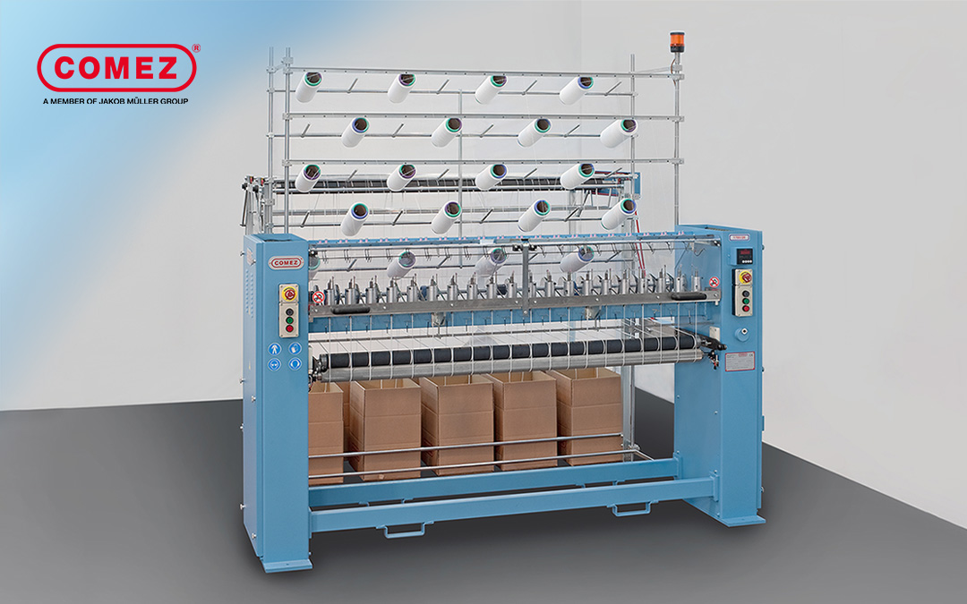 A high-efficiency, electronic crochet knitting machine for a lot
