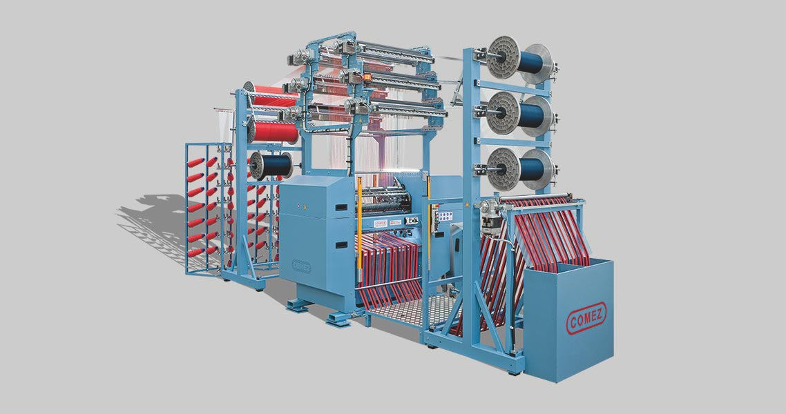 DNBF, warp knitting machine with double needle bed